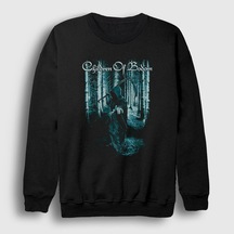 Presmono Unisex Forest Children Of Bodom Sweatshirt Siyah