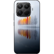 Xiaomi Mi 15t Pro Uyumlu Sonbahar Zamanı Baskılı Silikon Kılıf Renkli