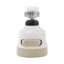 Lala 360 Derece Döner Kafa Mutfak Su Fıskiyesi Su Tasarruflu Musluk Cihazı Bej