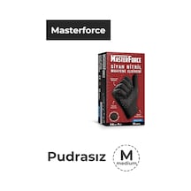 Has-Pet Masterforce Siyah Nitril Eldiven M (Medium) Beden 50'...