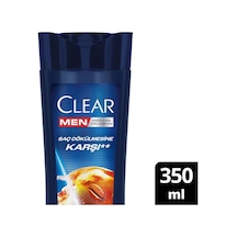 3 Adet Clear Men Saç Dökülmesine Karşı Şampuan 350 Ml