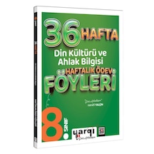 Yargı Ders Arkadaşım 8. Sınıf Din Kültürü Ve Ahlak Bilgisi 36 Haftalık Ödev Föyleri