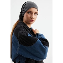 Kadın 4 Fonksiyonlu Koruyucu, Pamuklu, Esnek, Terletmez, Bandana, Boyunluk, Buff, Maske - Tek Ebat / Füme Füme
