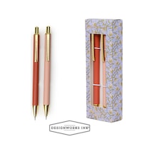 Designworks Ink Rosewood And Blush İkili Mekanik Uçlu Kalem Seti Çok Renkli