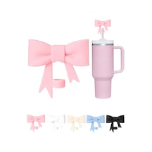 1 Adet Silikon Pipet Kapağı Stanley Quencher İle Uyumlu 10 Mm Pipetler İçin Toz Koruyucu, Fiyonklu Tasarım