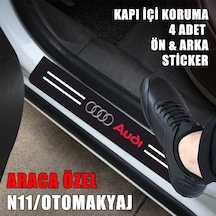 Audi S4 Kapı İç Koruma Ayaklık Sticker Markalı