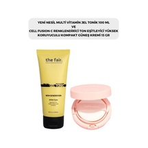 Cell Fusion C Renklendirici Kompakt Güneş Kremi 13 G + The Fair Multi Vitamin Jel Tonik 100 ML