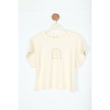 Xo Kids Kız Çocuk Tişort 10-16 Yaş 38811 Krem