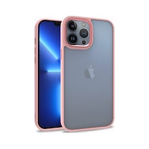 Zore İphone 13 Pro Max Uyumlu Nvth Flora Kılıf-rose Gold