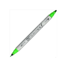 Zig Clean Color F Çift Uçlu Kalem 004 Fluorescent  Green