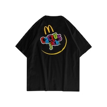 Flood Of Style Unisex Renkli Cactusjack Siyah Tshirt