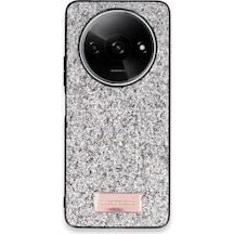 Onegif Xiaomi Redmi A3 4g Bright Simli Kapak - Gümüş Kod: 6438