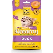 Delibon Creamy Ödül Maması Ördekli 15gr 5li Paket