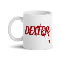 Dexter Baskılı Kupa Bardak D01 Beyaz
