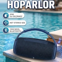 Ipx5 Suya Dayanıklı Taşınabilir Bluetooth Hoparlör Stereo Ses Ve Led Işık Özellikli