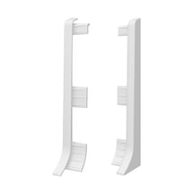 Linela Pvc Süpürgelik Beyaz - Lnl401 Bitiş Kapağı Aksesuarı 1 Paket - 2 Adet