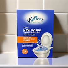 Wellnax Aktif Tuvalet Temizleyici Köpük Mavi 2 X 100 Gr