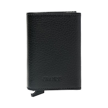 Siyah Cüzdan & Kartlık Unisex 725 Grande Deri Cüzdan Kartlık