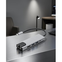 Usb-c Hub Alüminyum Kasa 4k Hdmı Usb 3.0 Sd/tf Pd Şarj Xuczzz Apple MacBook Uyumlu çevirici-1