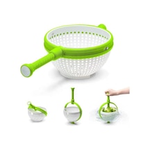 Yystore Sebze Sepeti Salad Spinner Sebze Döner Kurutucu Açık Yeşil