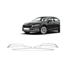 Nova Krom Skoda Octavia A8 Krom Sis Çerçevesi 3 Prç. 2020 Üzeri