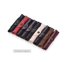 Tongxida Bej Vintage Mufunye Kol Kese Kalemlik Cm Çeşmeli El Deri Taşımalı Jw Bej Bej