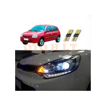 Renault Clio 2 Mercekli Uyumlu Park Ampulü Beyaz Led Aydınlatma Ampulü Canbus'li