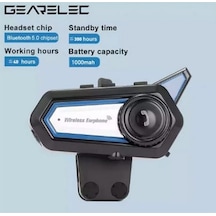 Jokmae Bt31 Bluetooth 5.0 Kask İçi İnterkom - Su Geçirmez