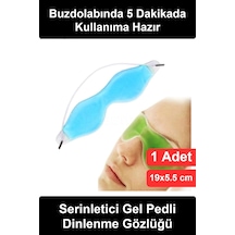 Jel Göz Maskesi Soğuk Terapi Buz Kompresi Yeniden Kullanılabilir Soğutucu Uyku Bandı Lastikli Şişlik