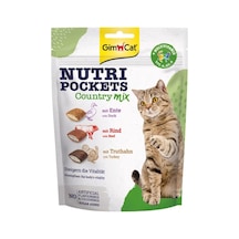 Gimcat Nutripockets Country Mix Kedi Ödül Tableti 150gr