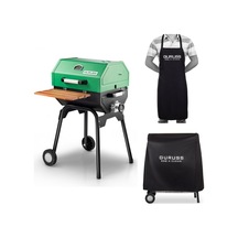 Guruss Cg-050 Kömürlü Barbekü Mangal + Önlük + Kılıf Yeşil Model:grs29