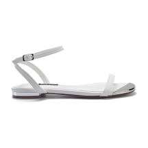 Nine West Maolaıne 5fx Beyaz Kadın Düz Sandalet 000000000101948144 Beyaz