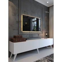 Karnaval Mdf Tv Ünitesi - Mdf-a1-w1003-1 Beyaz Gold