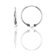 Gümüş 12 Mm Mini Beyaz Taşlı Halka Küpe