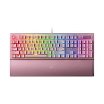 Razer Mekanik Oyun Klavyesi Quartz Pembe Klavye Clicky Switches