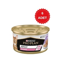 Pro Plan Delicate Hassas Hindi Etli Yetişkin Kedi Konservesi 85 Gr X 6 Adet