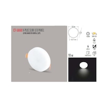 Cata Ct 5660 10w/3200k X Plus Slım Led Panel Günışığı 6 Adet Cata Beyaz