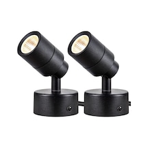 Szypzstore 2 Paket Led Spot Işık Iç Mekan, 3w Yukarı Işık Iç Mekan Zemin Spot Işığı, 3000k Uplight Iç Mekan Vurgulu Aydınlatma Abd Tak Cn35kt Beyaz