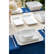 Lexi 6 Kişilik 29 Parça Silver Porselen Yemek Takımı