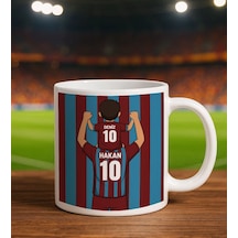 Bk Gift Kişiye Özel Baba&çocuk Bordo-mavi Forma Tasarımlı Beyaz Kupa Bardak, Arkadaşa Hediye, Sevgiliye Hediye, Taraftar Hediyesi Kobitmeyencom34724 B
