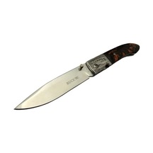 Knives Bk-011bk Kamp Çakı 23 Cm - Kahverengi Sedef Sap, Kılıflı, Kutulu