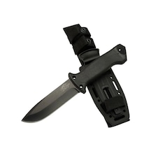 Columbia Tiger Tactical Htm 3321 A Siyah Outdoor / Survival Bıçak 27cm - Kauçuk Sap, Kılıflı, Kutulu Çok Renkli