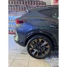 Makyajlı Cupra Formentor Vz Jant Kaplama Sticker Set 19 Inç Artıc Jant İle Uyumlu Abanoz