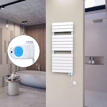10h Elektrikli Havlupan 500 1180 Beyaz Musa Termostat 600 W