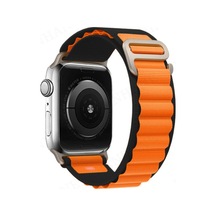 Watch Ultra 49mm Mountain Kordon - Siyah-turuncu Diğer