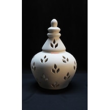 Seramik Sarmaşık Kavuk Küp 27 Cm O-13