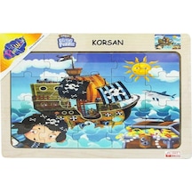 53-54-55-56 Ahşap Eğit.Puzzle Korsan
