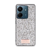 Onegif Xiaomi Redmi 13c Bright Simli Kapak - Gümüş 0.2M-Çok Renkli