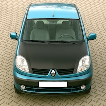 Renault Kangoo 2003 2007 Tam Kaput Koruyucu Suni Deri Maske Siyah 1 Adet