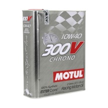 Motul 300V Chrono 10W-40 Tam Sentetik Racing Motor Yağı 4 x 2 L